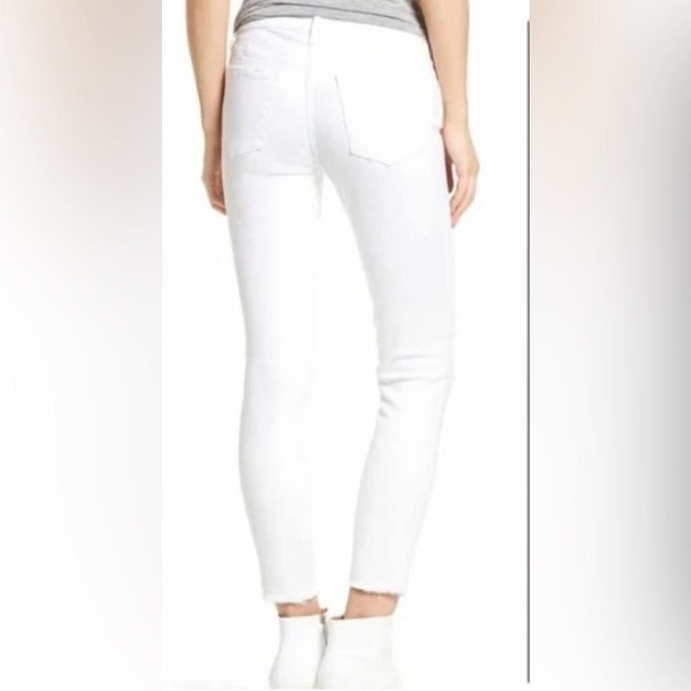 Articles of Society White Jeans with distressed hem